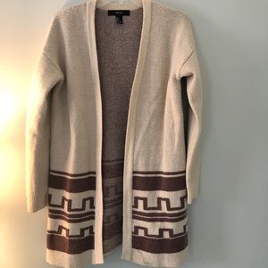 Tan cardigan